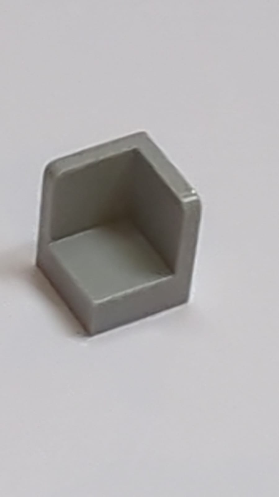 NEU Paneel 1 x 1 x 1 Ecke neuhellgrau