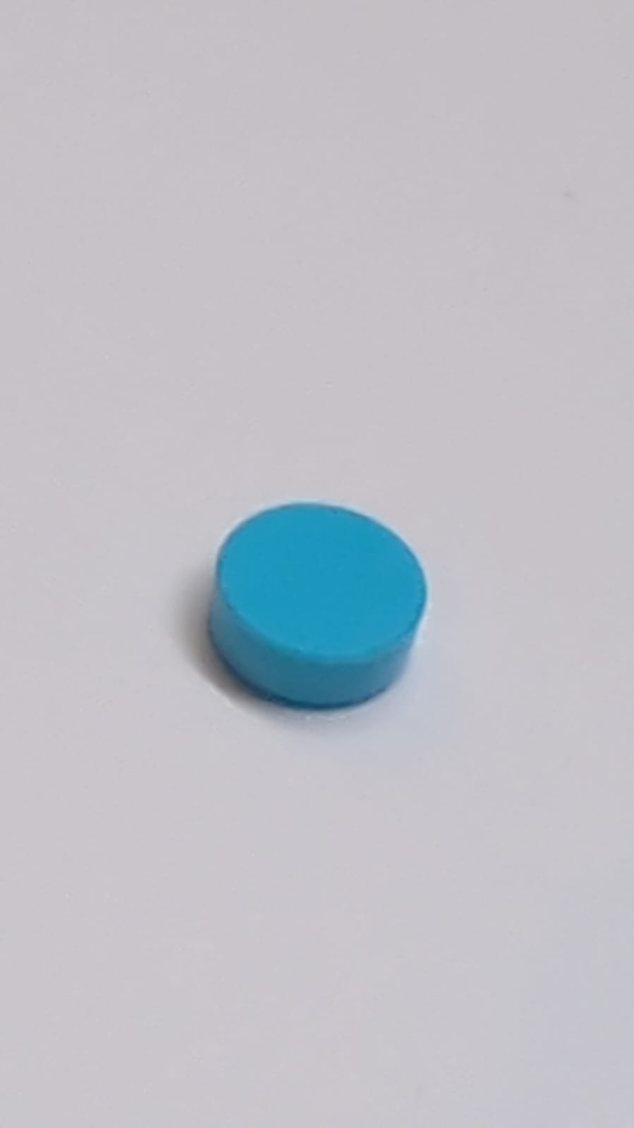 NEU Fliese, rund 1 x 1 azur (medium)