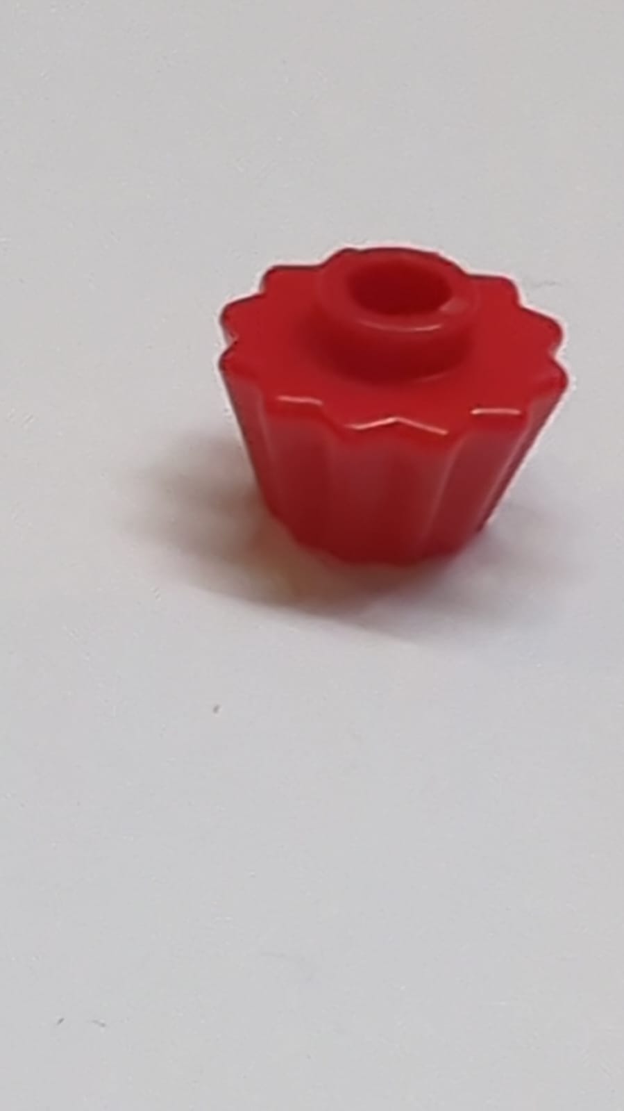 NEU Muffinförmchen flache Oberseite rot