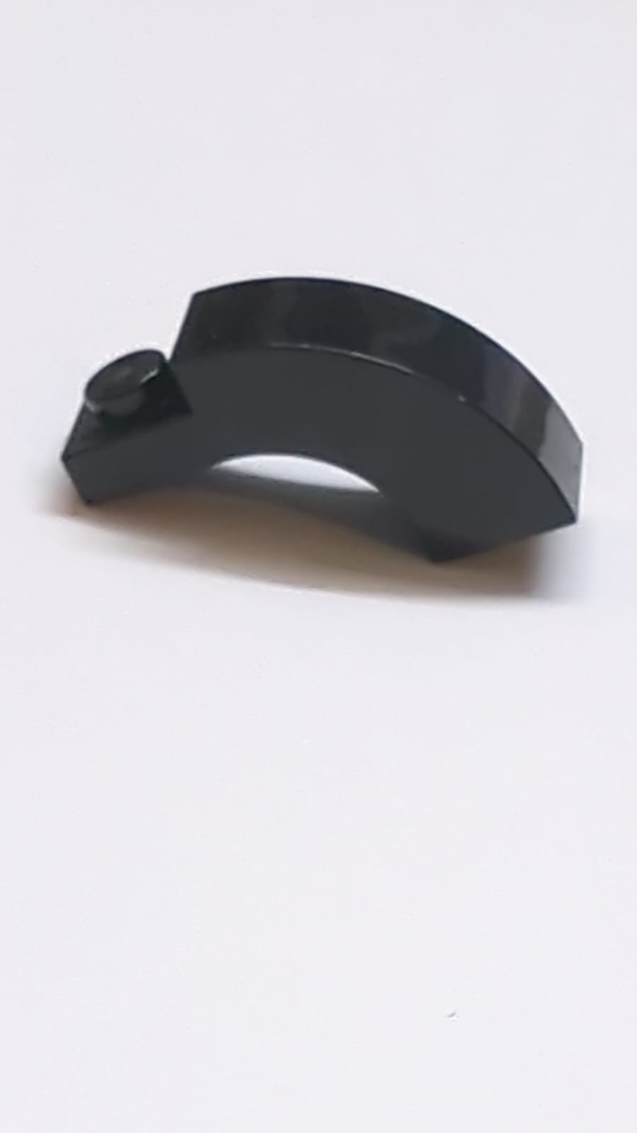 NEU Bogen 1 x 3 x 1 2/3 gebogen oben schwarz