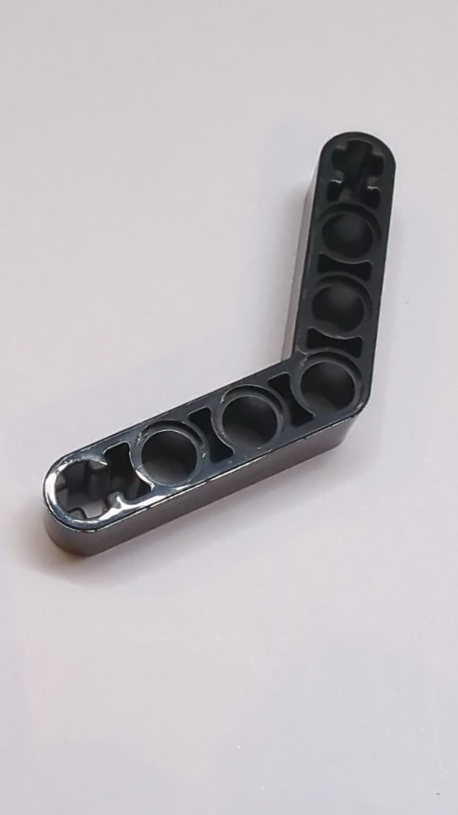 NEU Technik, Liftarm modifiziert, geknickt 1 x 7 (4 - 4) schwarz