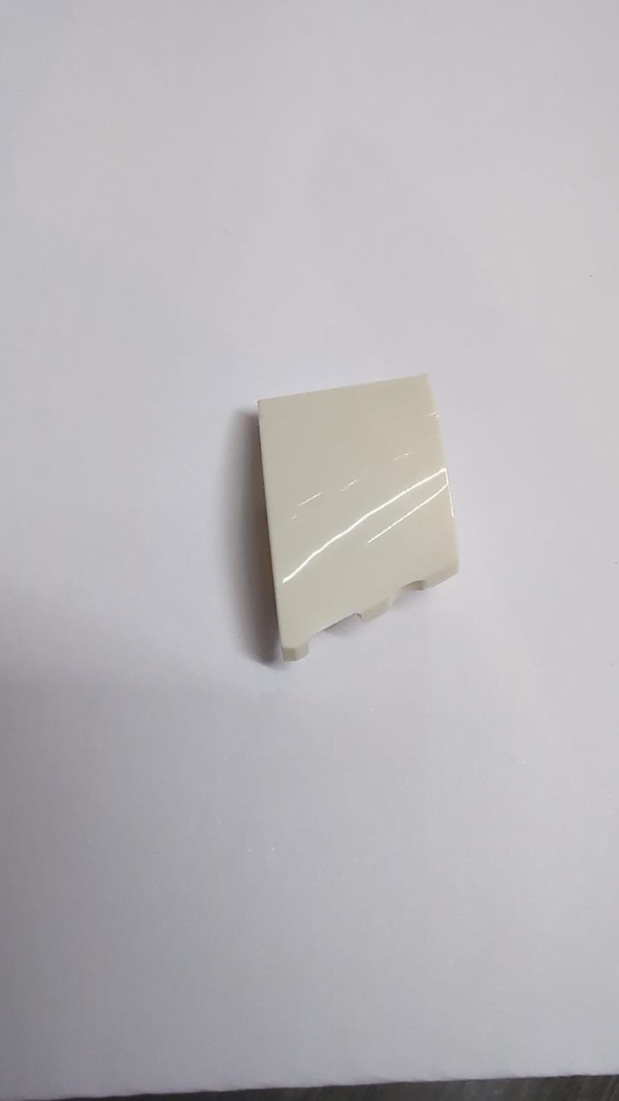 NEU Bogenstein 3 x 2 links, keine Noppen weiß