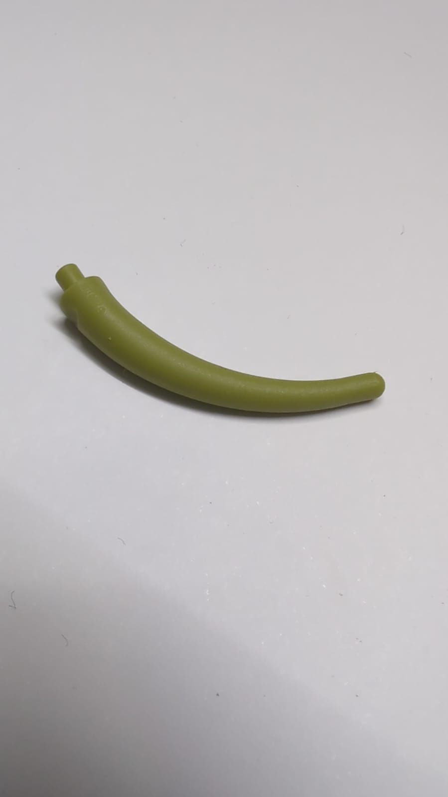 NEU Dinosaurierschwanz-Endabschnitt / Horn olivgrün