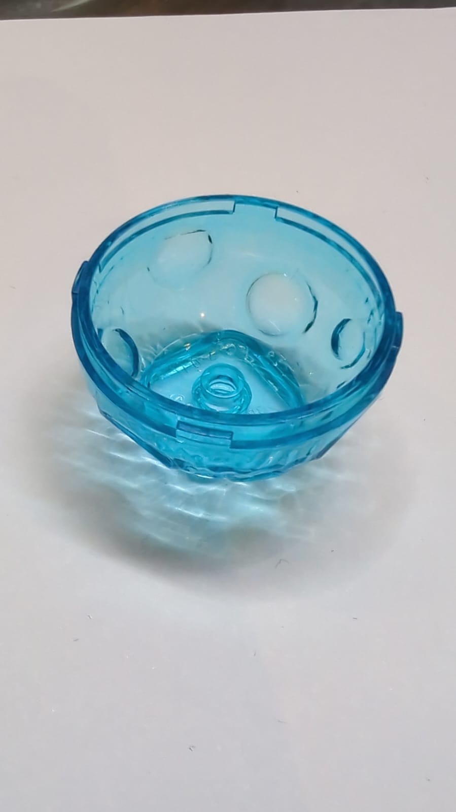 2x2 Felsen Meteor Unterteil transparent hellblau