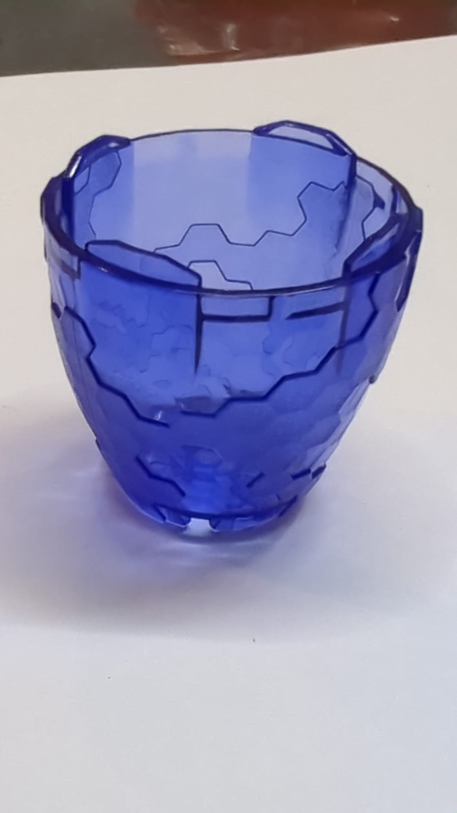 4x4x3 Behälter, Alien Pod Sektion transparent lila