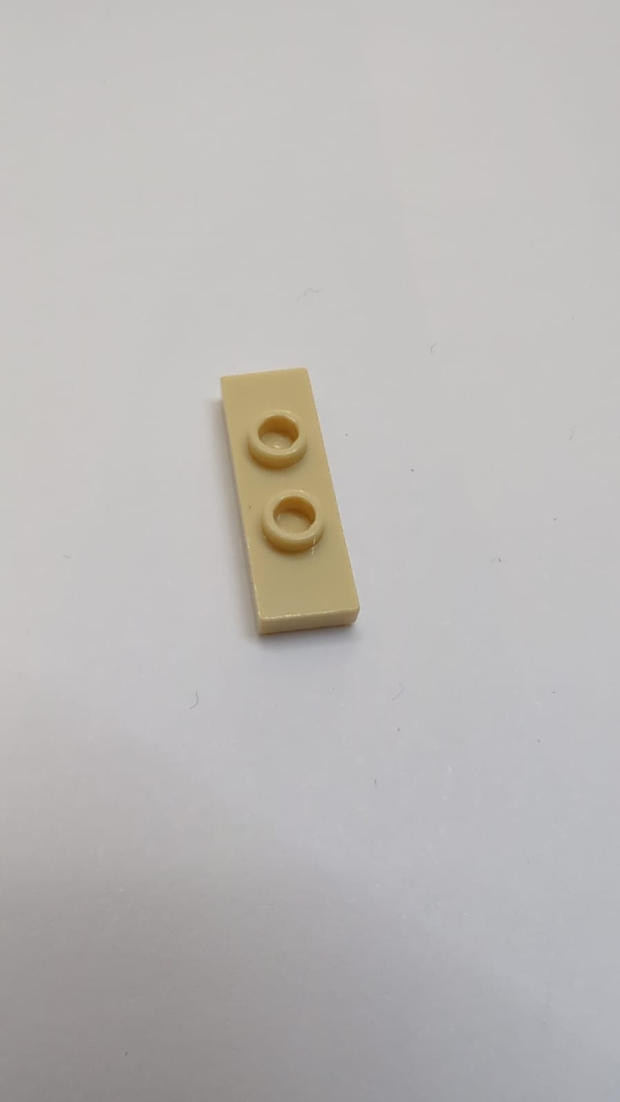 1x3 modifizierte Platte mit 2 Noppen Double Jumper beige