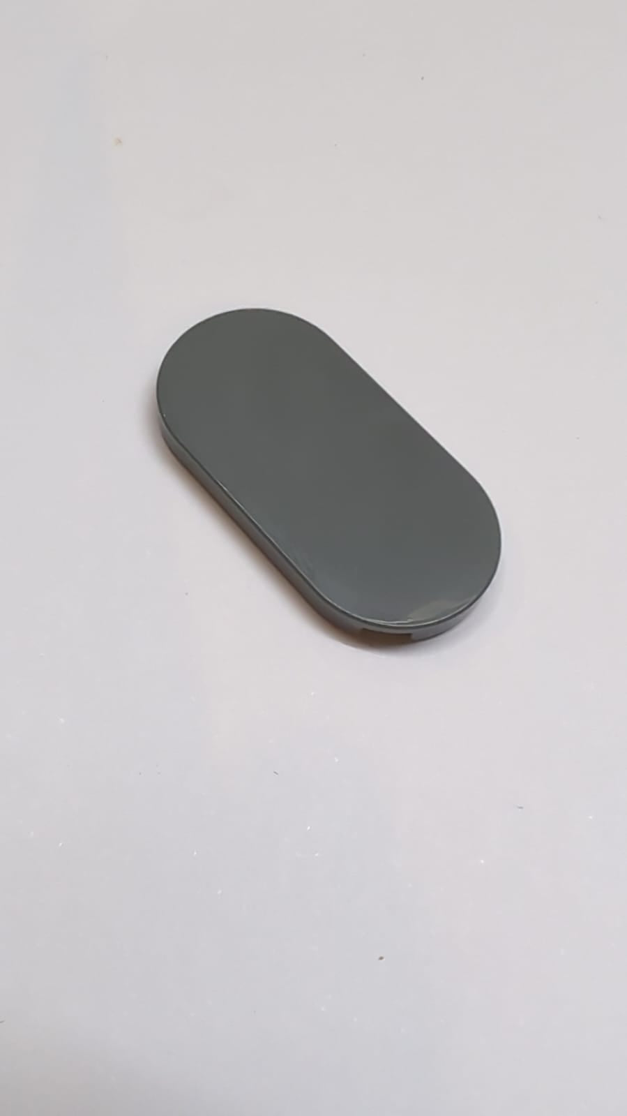 NEU Fliese rund 2 x 4 Oval neudunkelgrau