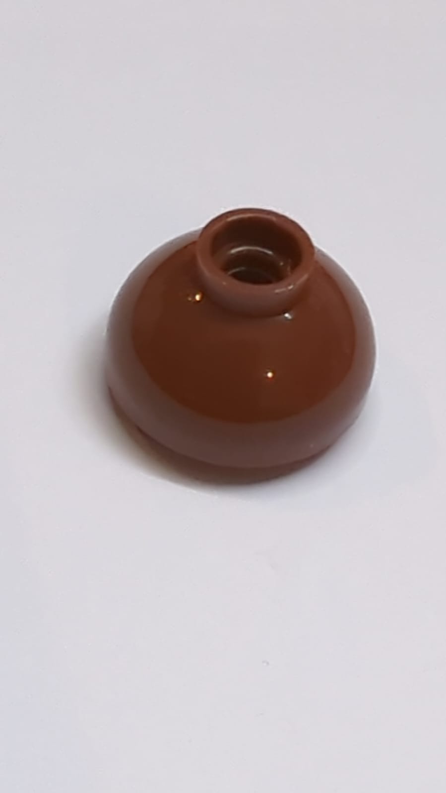 NEU Stein, rund 2 x 2 Kuppel Unterseite neubraun