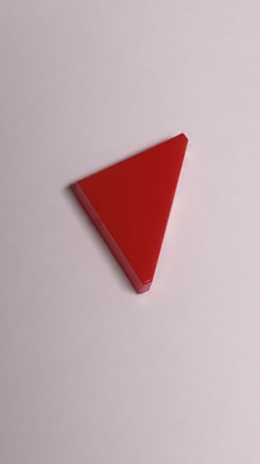 NEU Fliese, Modifiziert 2 x 2 Dreieckig rot