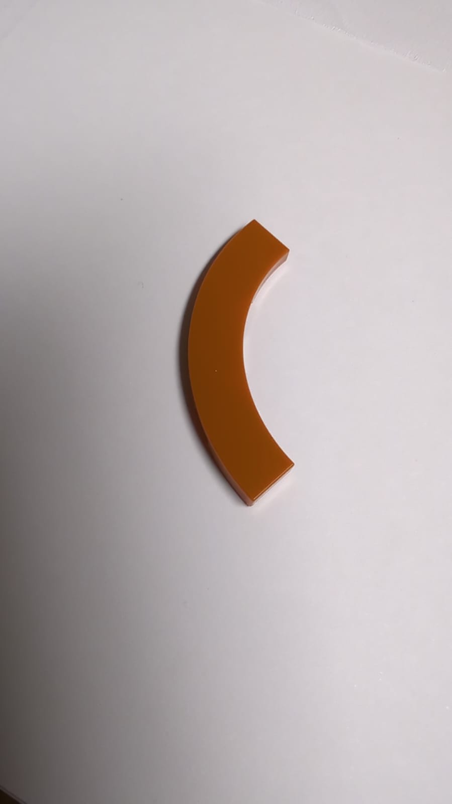 NEU Fliese, runde Kurve 4 x 4 Maccaroni breit dunkelorange