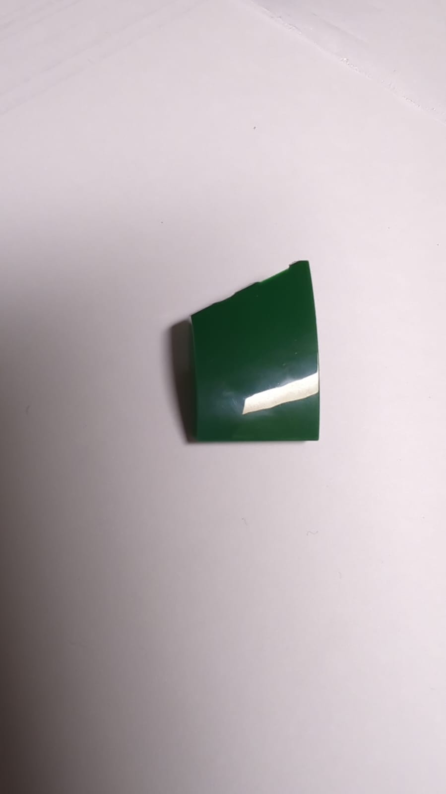 NEU Bogenstein 3 x 2 links, keine Noppen dunkelgrün