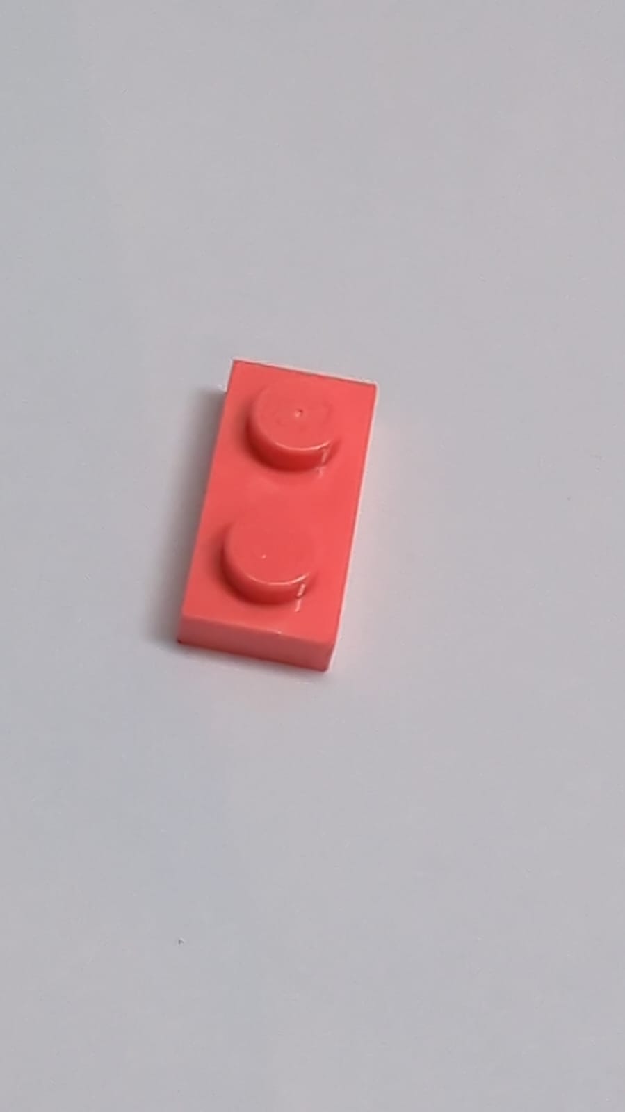 NEU Platte 1 x 2 koralle