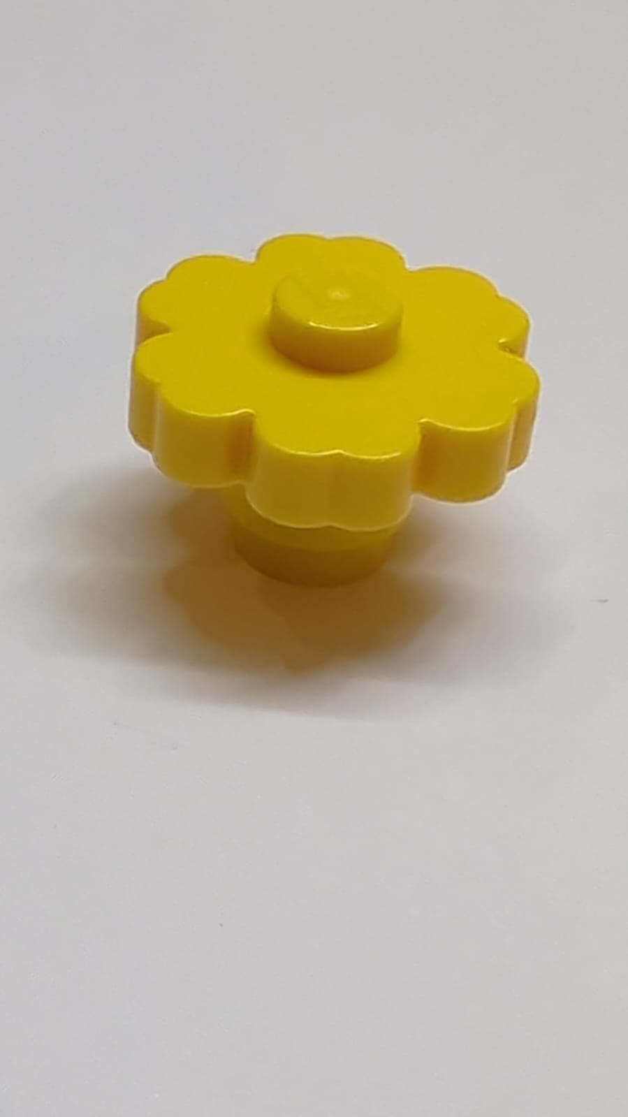 NEU Pflanze Blume 2 x 2 Abgerundet - Solide Noppe gelb