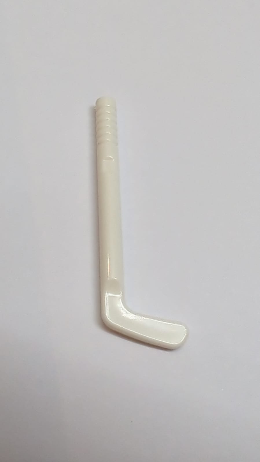 NEU Minifigur, Utensil Hockeyschläger, runder Schaft weiß