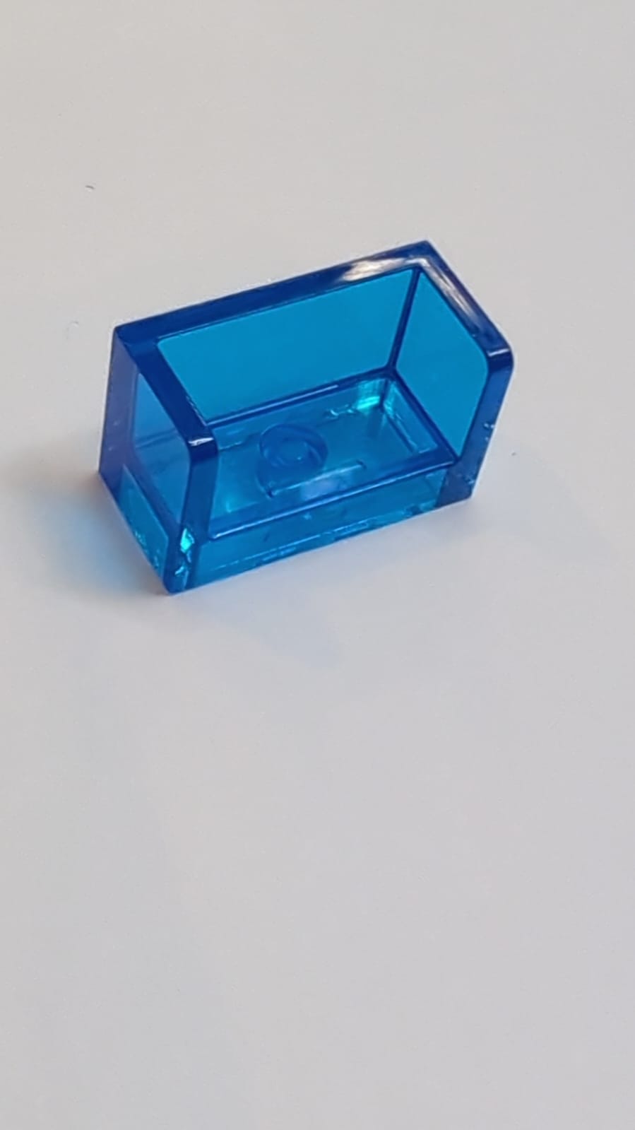 NEU Paneel 1 x 2 x 1 runden Ecken 2 Seiten transparent dunkelblau