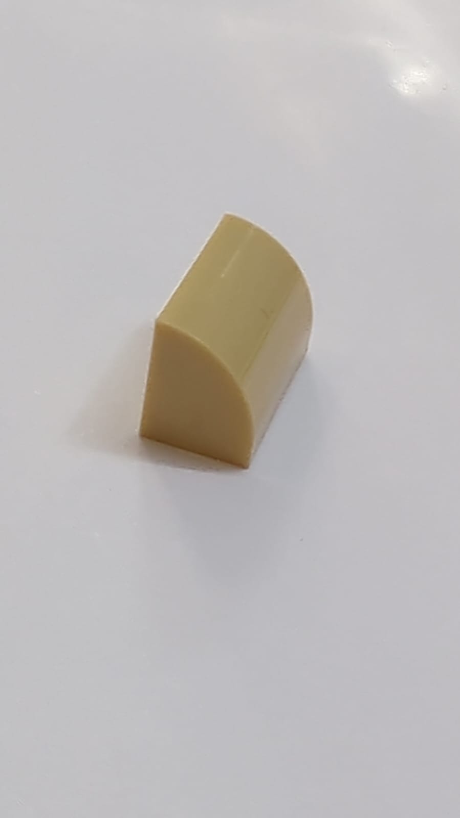 NEU modifizierter Stein, gebogen 1 x 2 x 1 beige