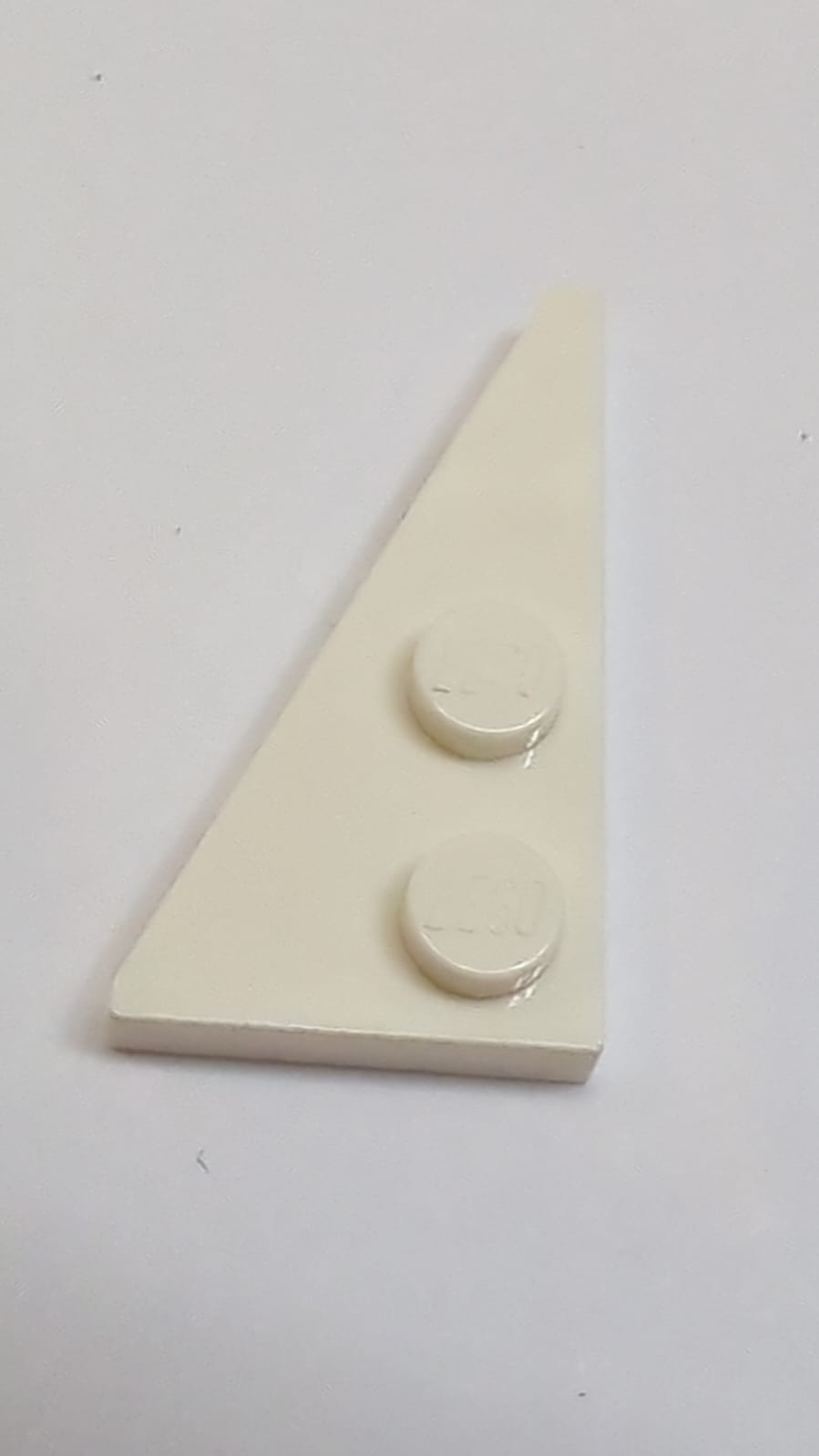 NEU Flügelplatte 4 x 2 links spitz weiß