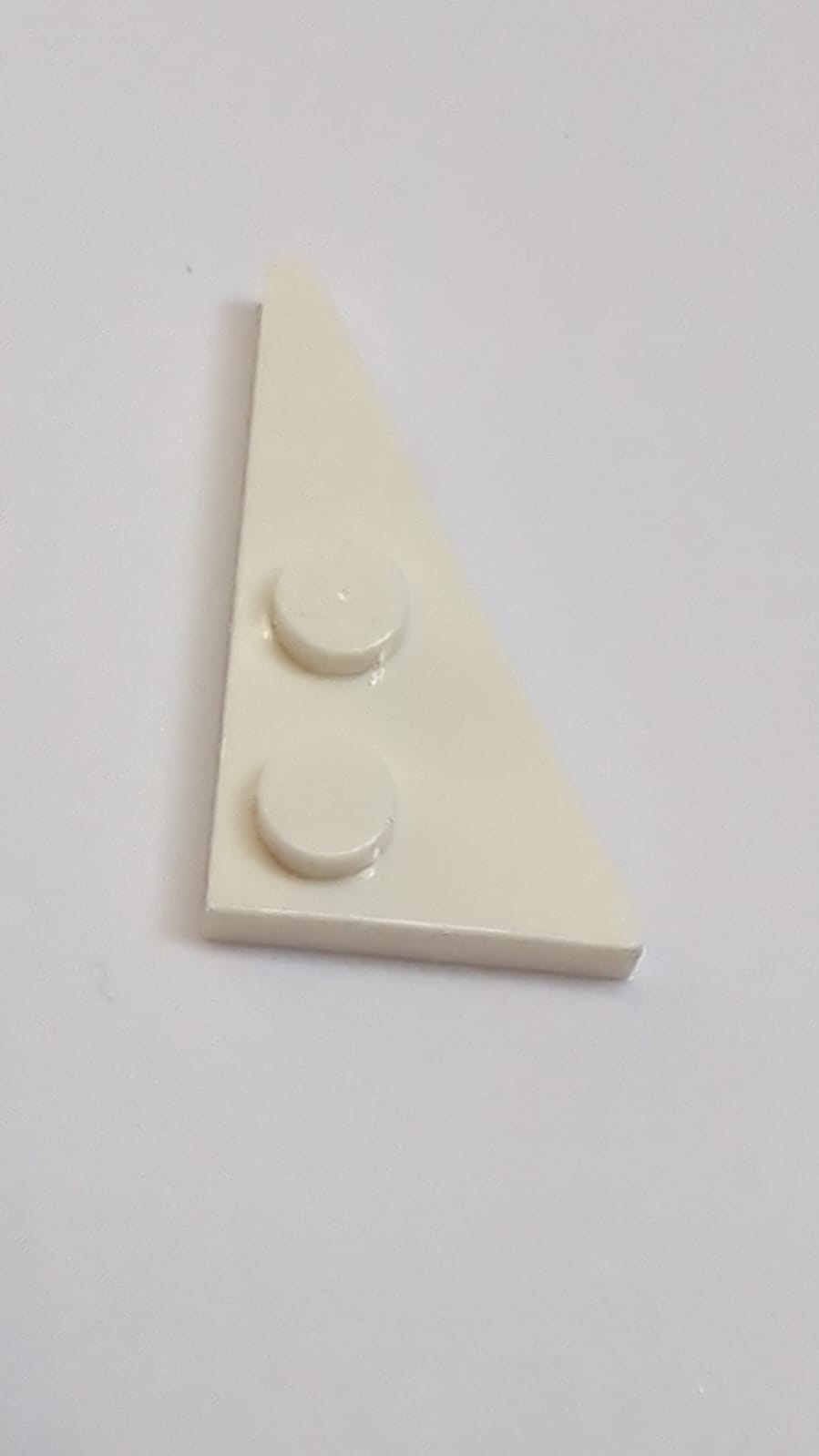 NEU Flügelplatte 4 x 2 rechts spitz weiß