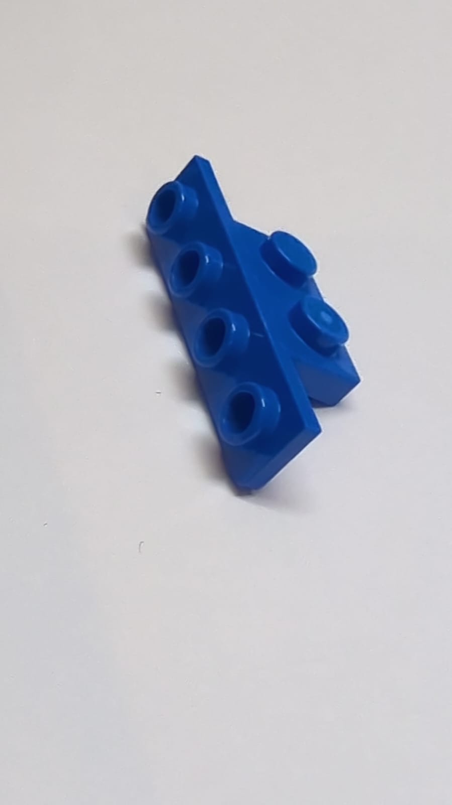 NEU Winkel 1 x 2 - 1 x 4 mit abgerundeten Ecken unten blau