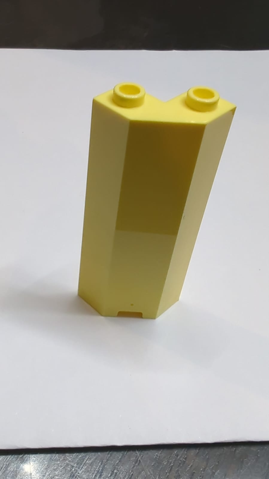 NEU 2 x 2 x 5 Eckwandpaneel hellgelb