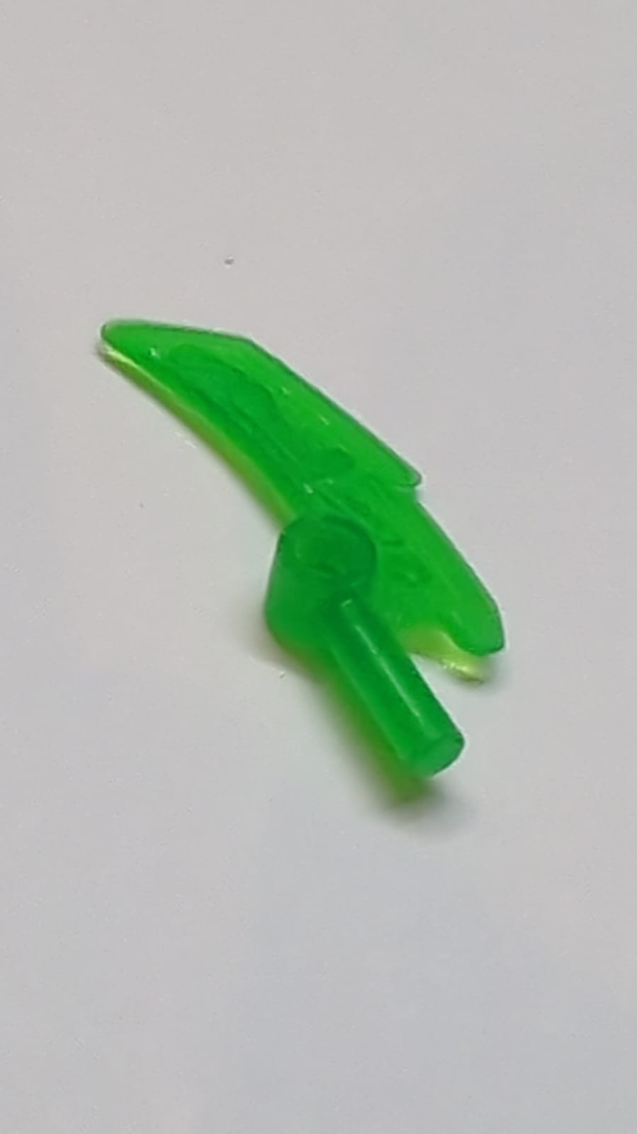 Minifigur, Waffenblatt mit Stange (Ninjago Jadeklinge) transparent