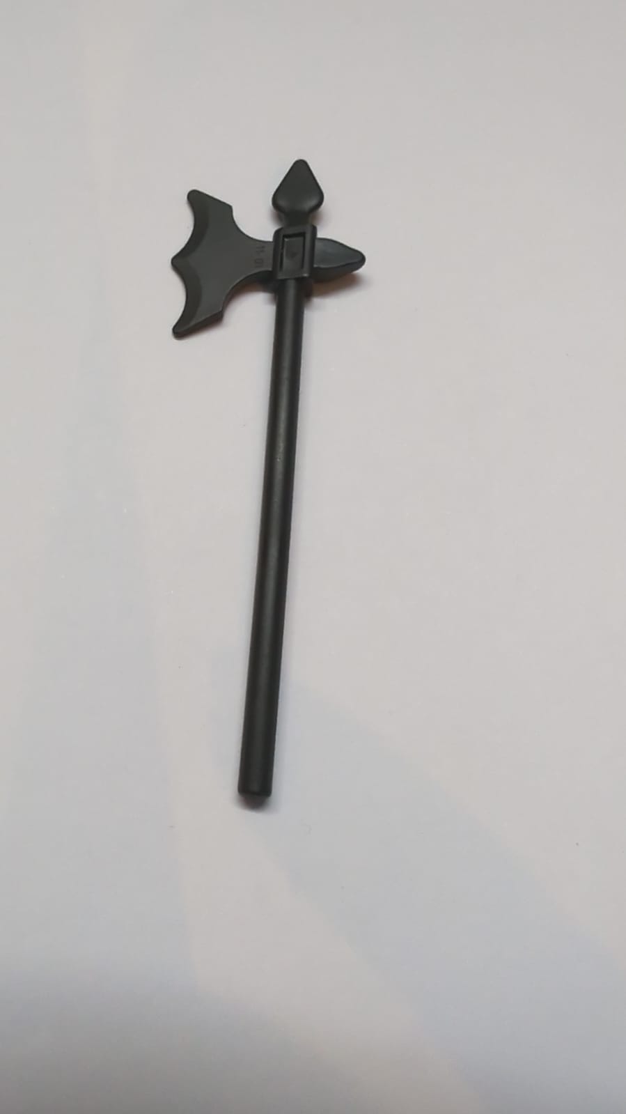 Minifig, Waffe Axt Hallebarde schwarz