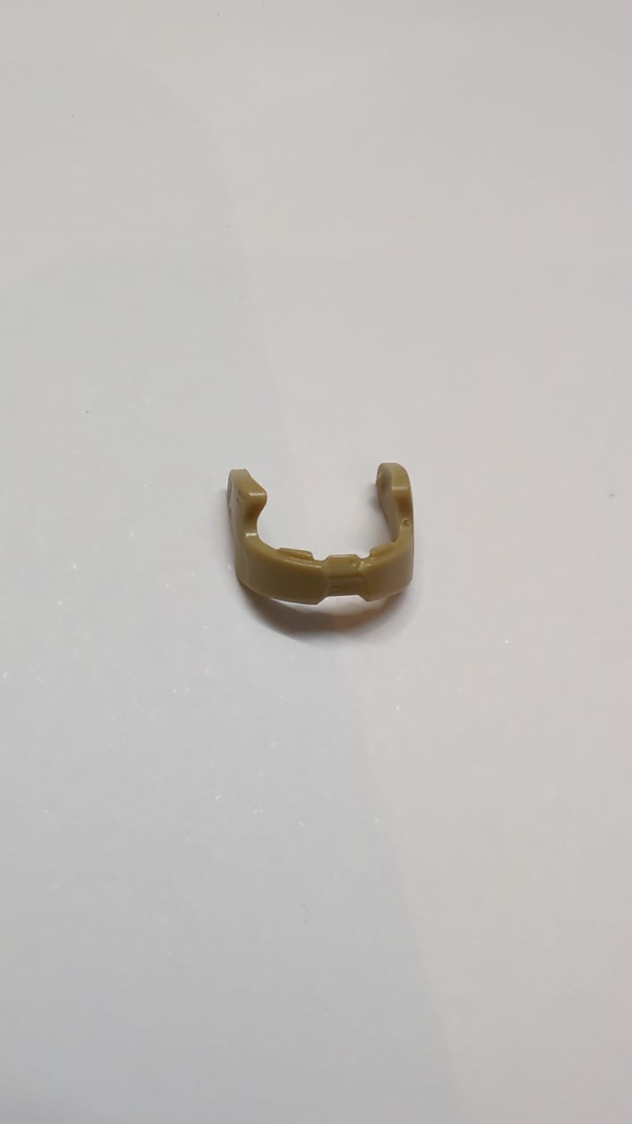 Minifigur, Visier-Kinnschutz für SW Resistance Trooper Helm dunkelbeige