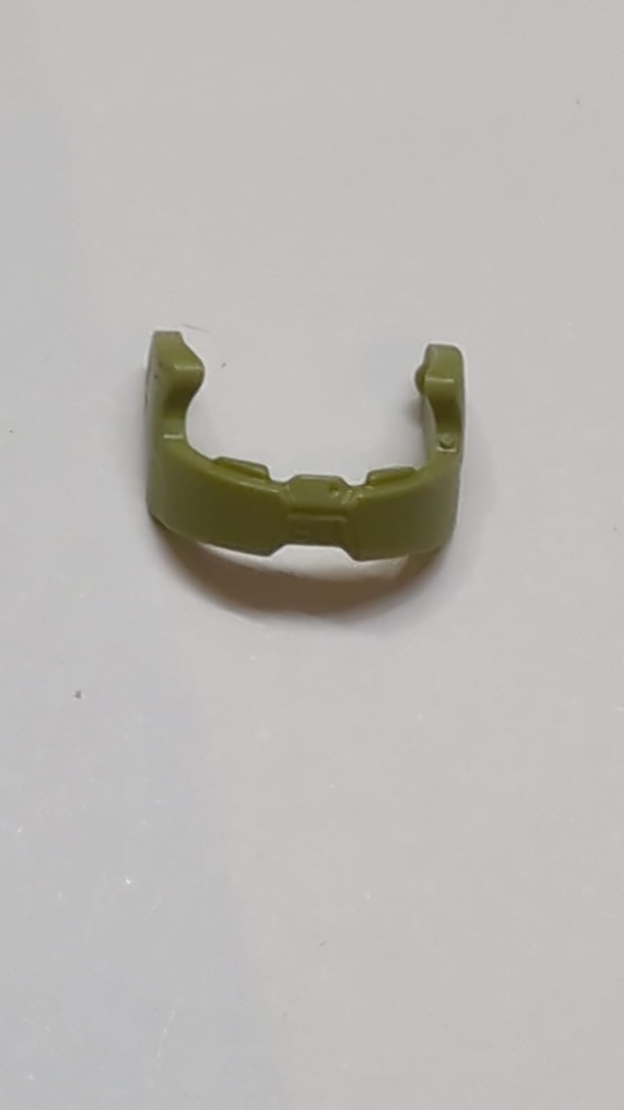 Minifigur, Visier-Kinnschutz für SW Resistance Trooper Helm olivgrün