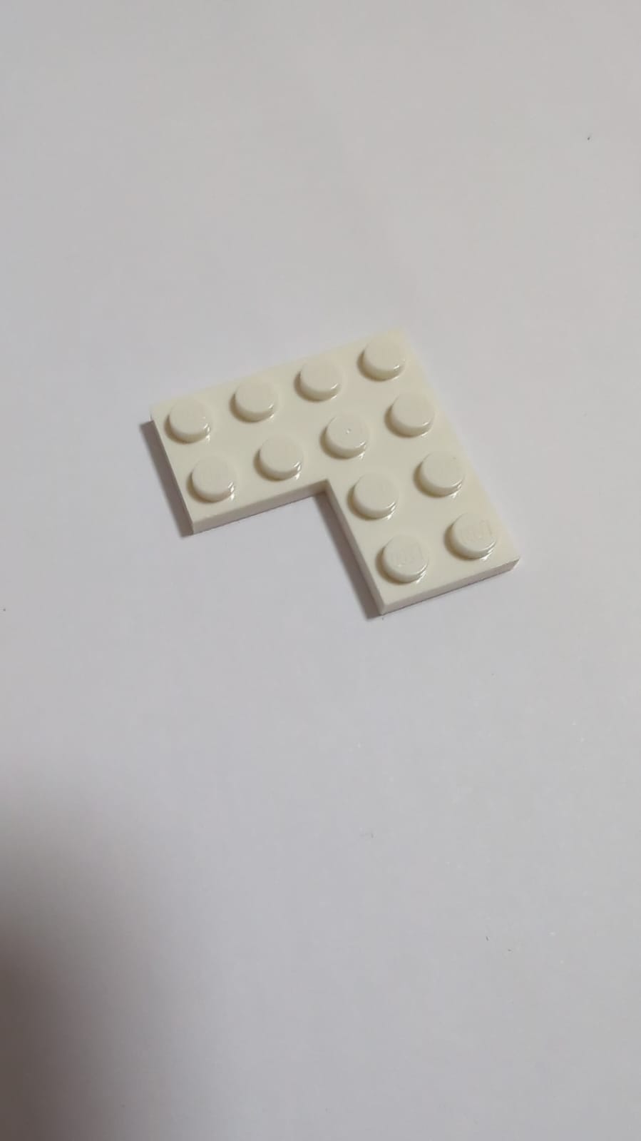 NEU Platte 4 x 4 Ecke weiß