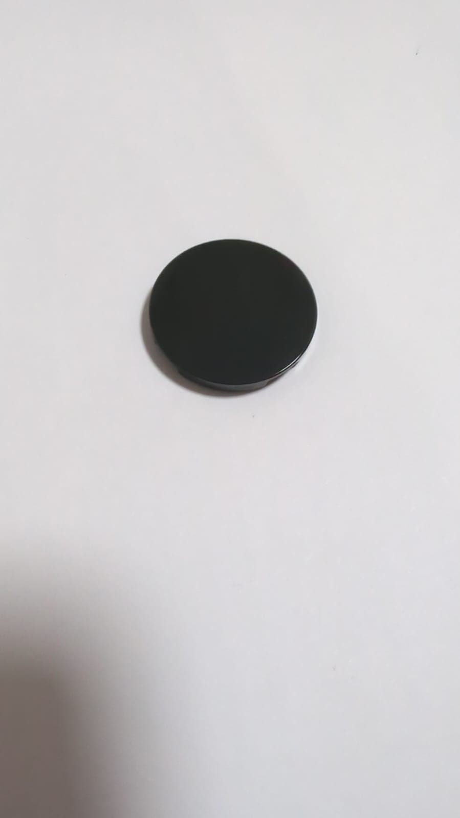 NEU Fliese rund 3 x 3 schwarz