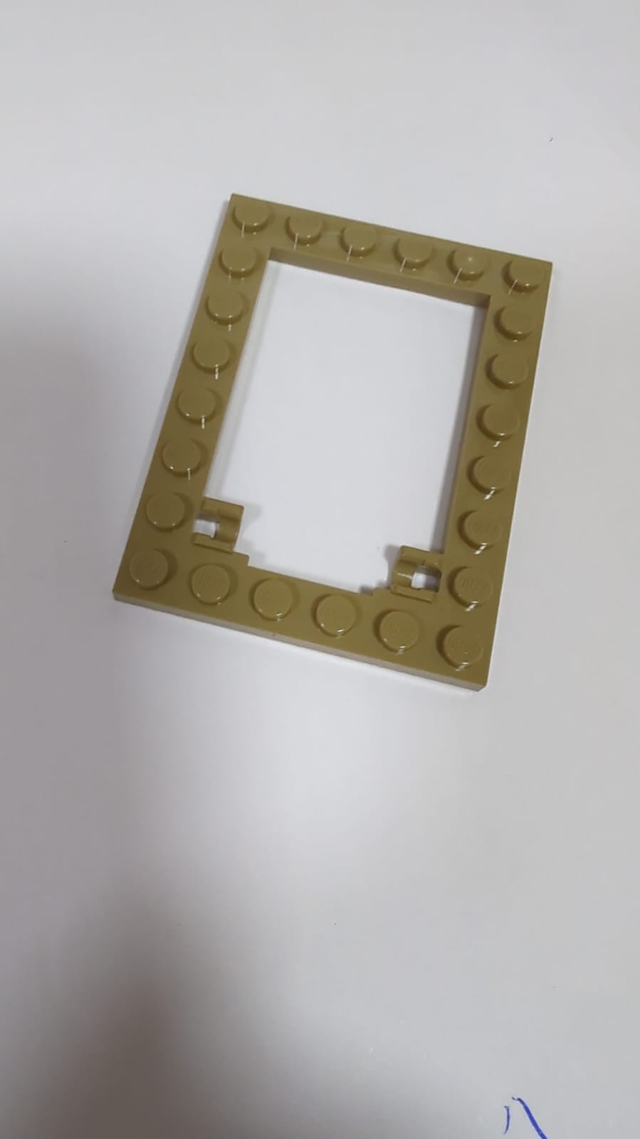 NEU Platte, modifiziert 6 x 8 Falltürrahmen Horizontal (lange Pin Halter) dunkelbeige