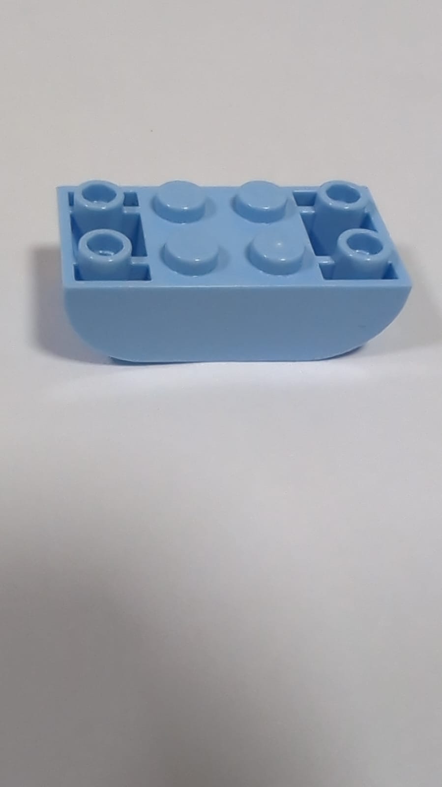 NEU Schrägstein, Gebogen 4 x 2 invert doppelt hellblau