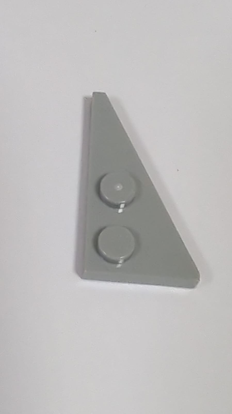 NEU Flügelplatte 4 x 2 rechts spitz neuhellgrau