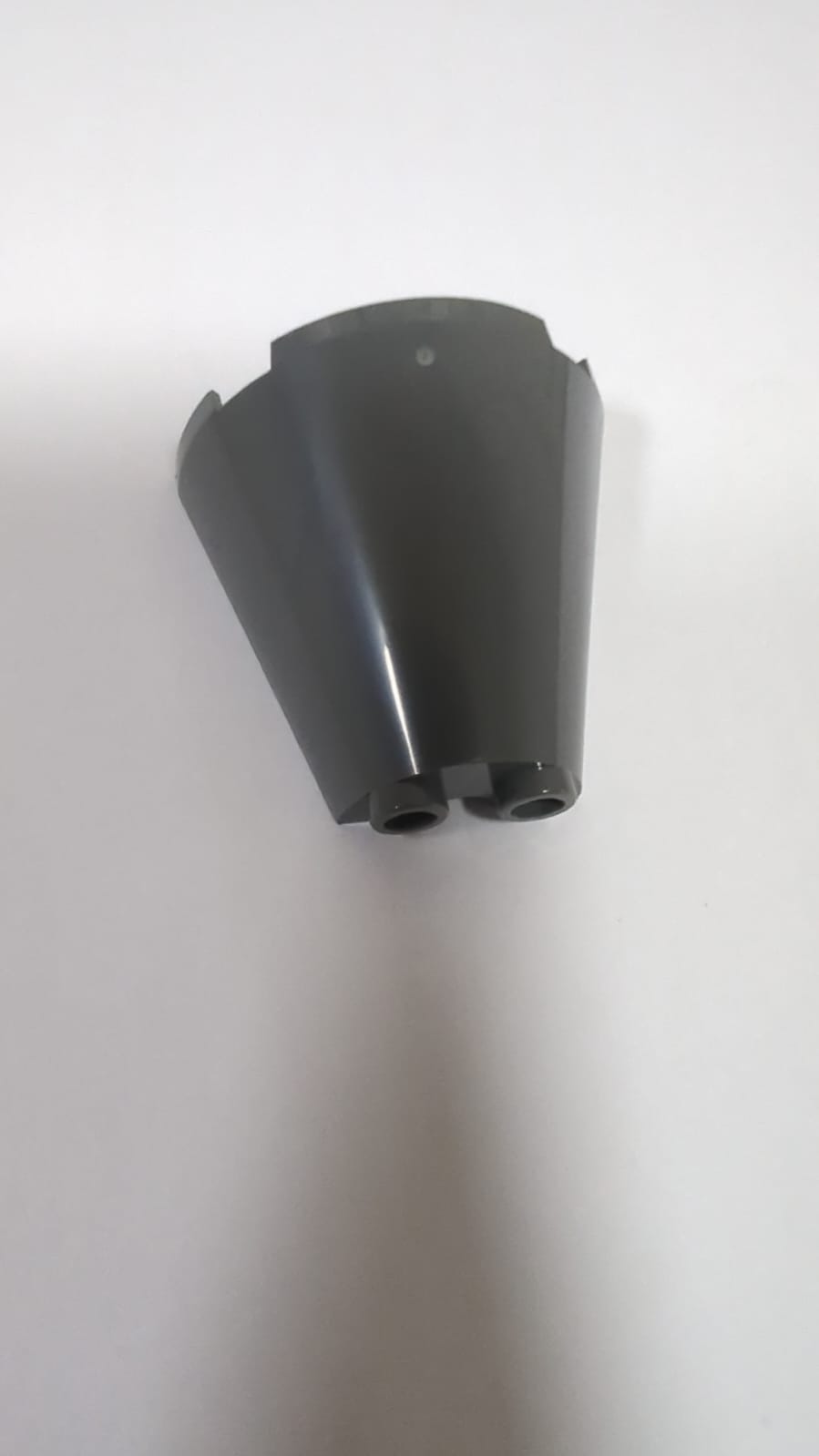 NEU Kegel, halb 4 x 2 x 3 neudunkelgrau