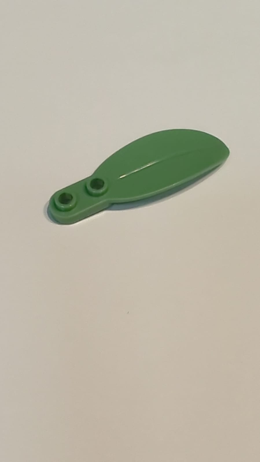 NEU Pflanzenplatte, Rund 1 x 2 mit Blatt sandgrün