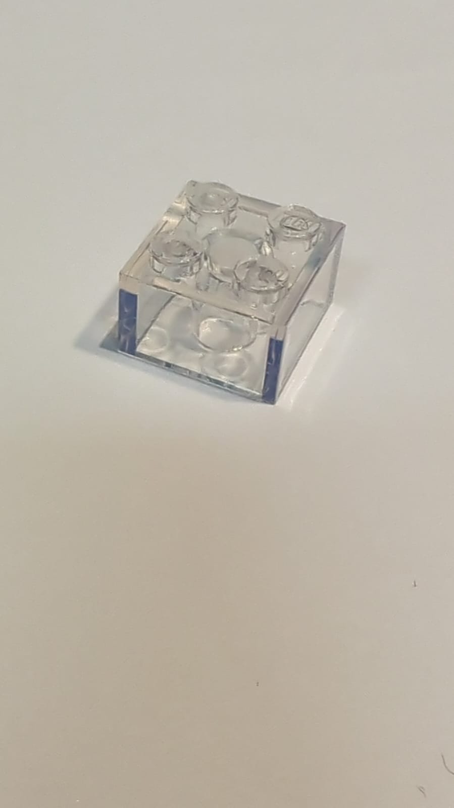 NEU Stein 2 x 2 transparent weiß