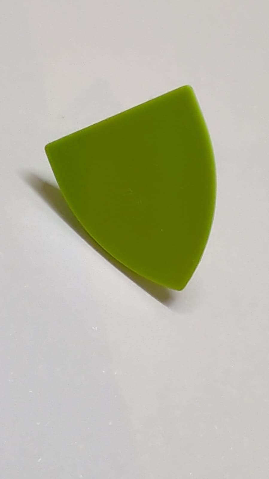 Schild Triangular, kurz uni lindgrün