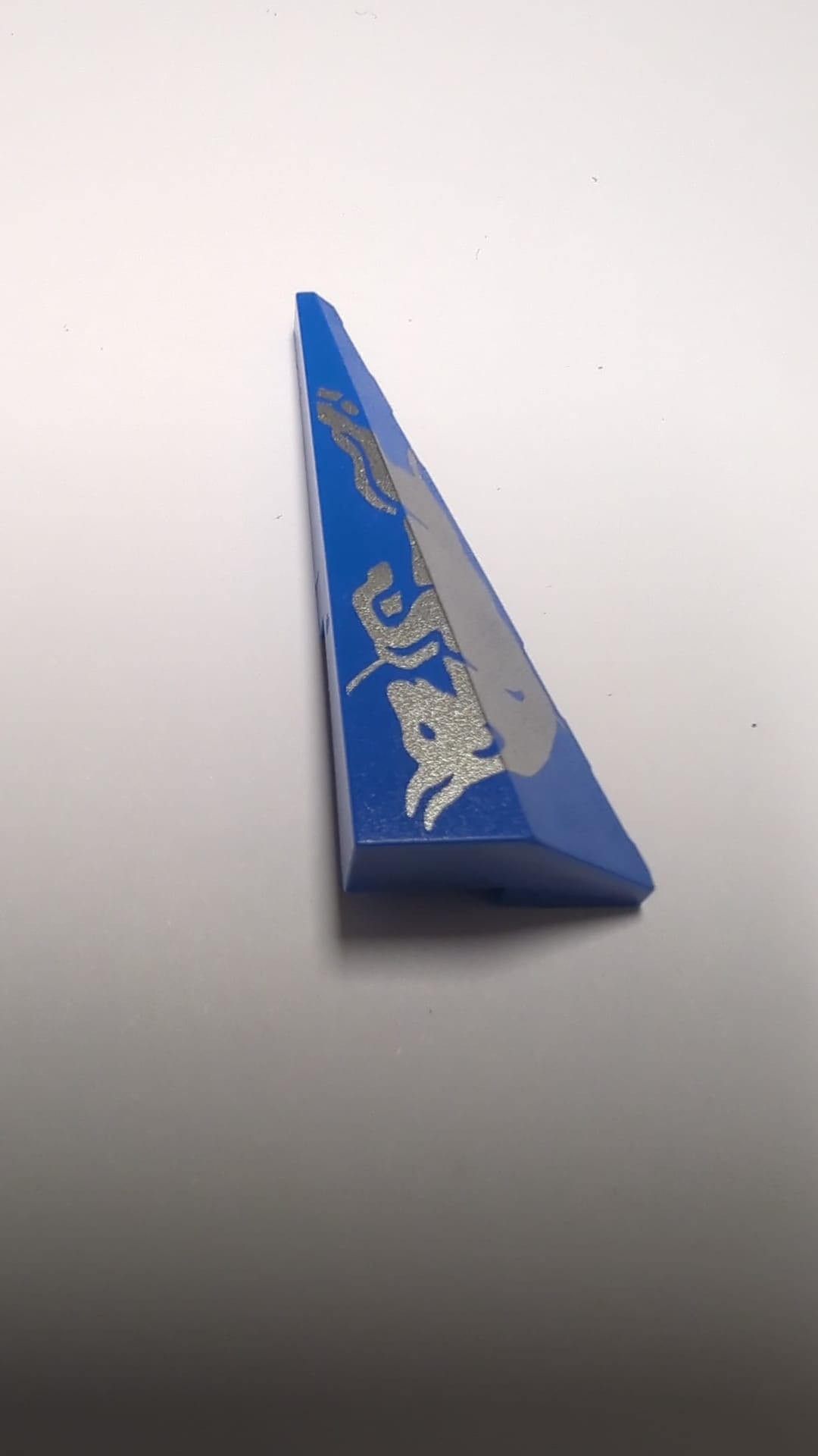 NEU Keil 5 x 2 Rechts mit Silberbullen-Muster blau