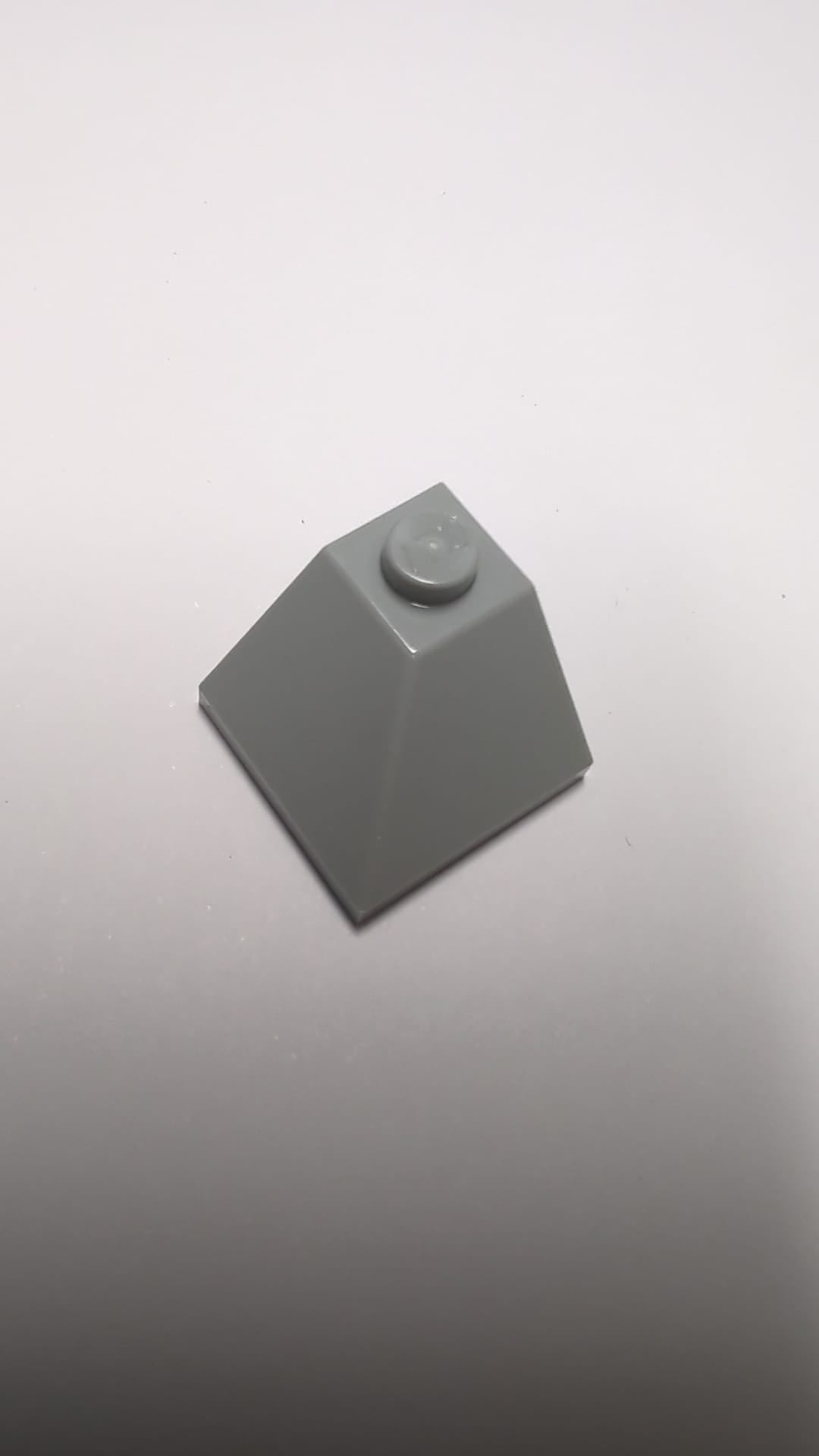 NEU 2 x 2 Dachstein Ecke 45° außen neuhellgrau