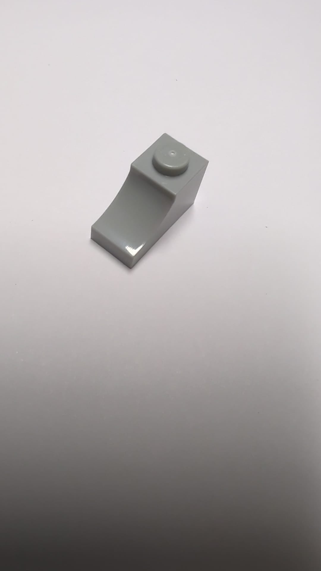 NEU Bogenstein 1 x 2 Inverted neuhellgrau