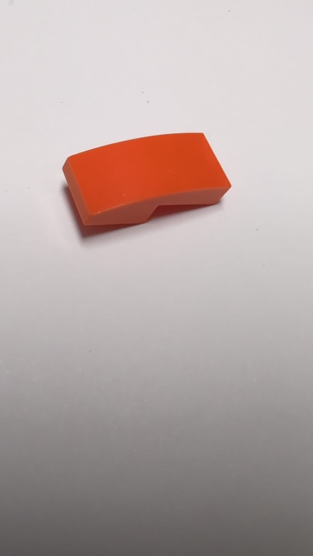 NEU Halbbogenstein 2 x 1 x 2/3 rotorange