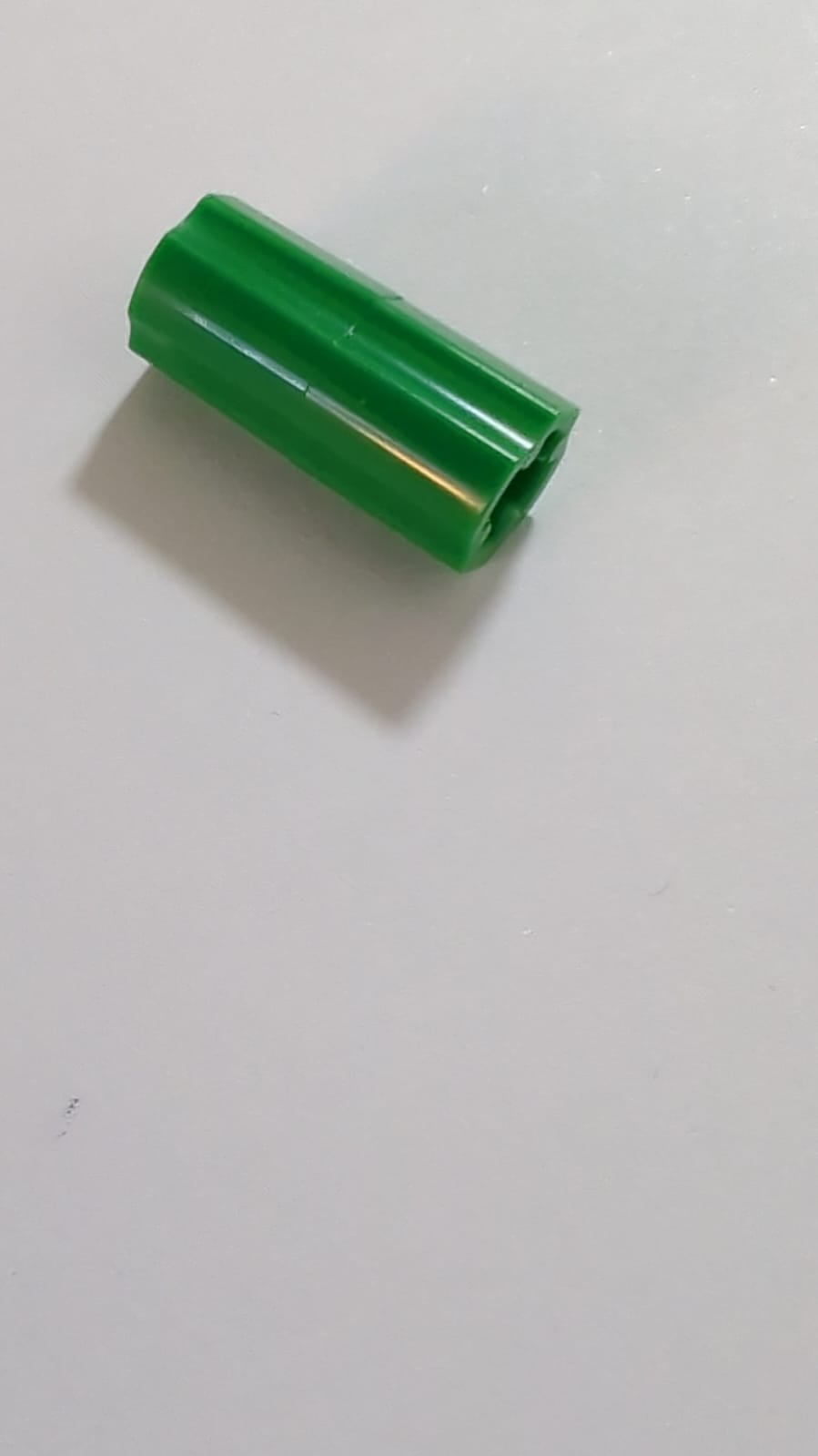 NEU Technic, Axle Connector 2L (Smooth with x Hole + Orientation) grün green