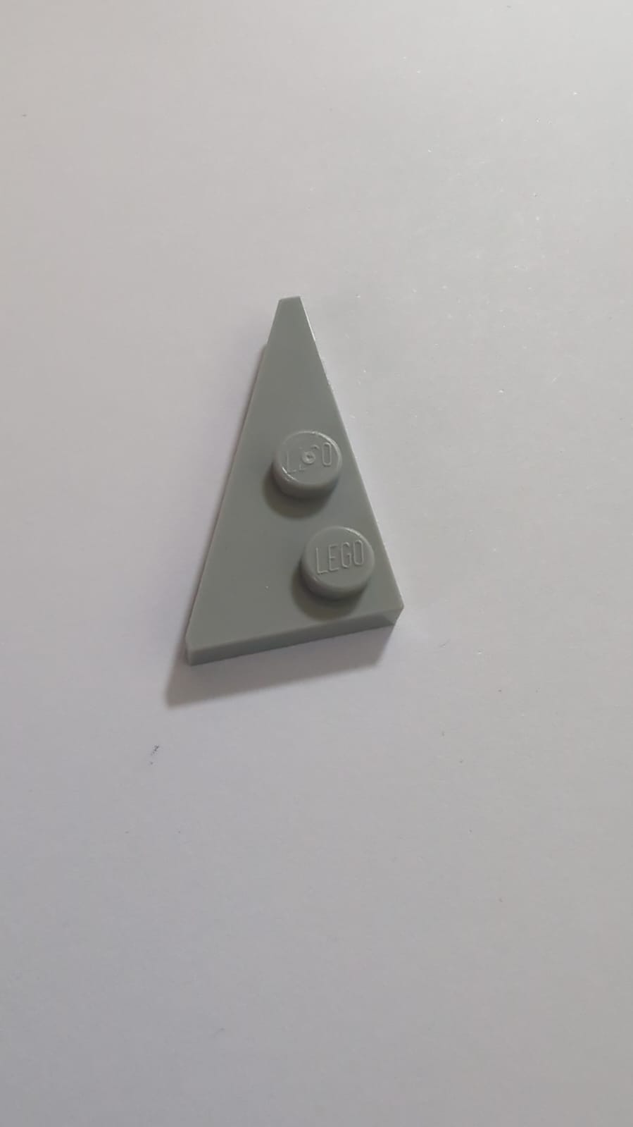 NEU Wedge, Plate 4 x 2 Left, Pointed neuhellgrau light bluish gray