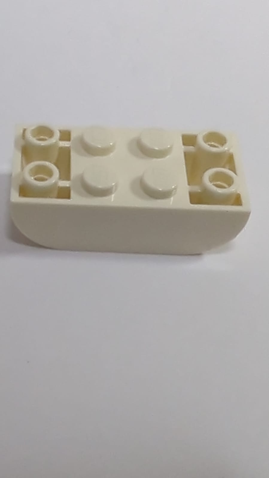 NEU Schrägstein, Gebogen 4 x 2 invert doppelt weiß