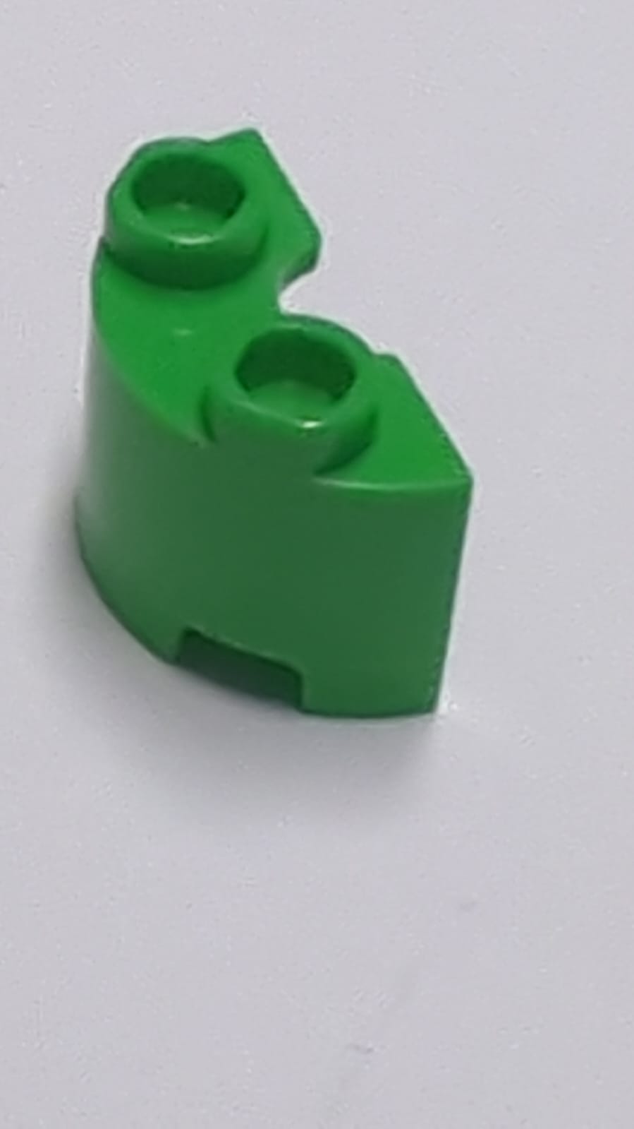 NEU Zylinder halb 1 x 2 x 1 mediumgrün