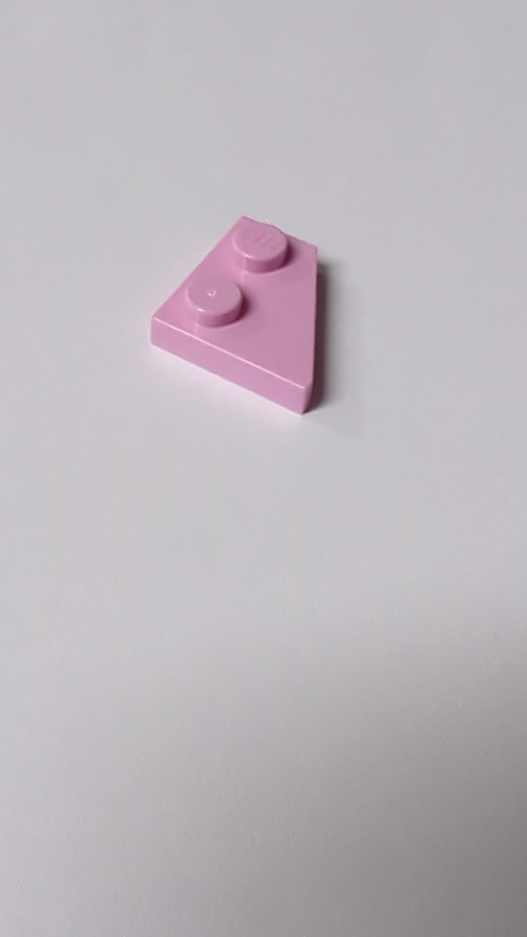 NEU Flügelplatte 2 x 2 Rechts rosa