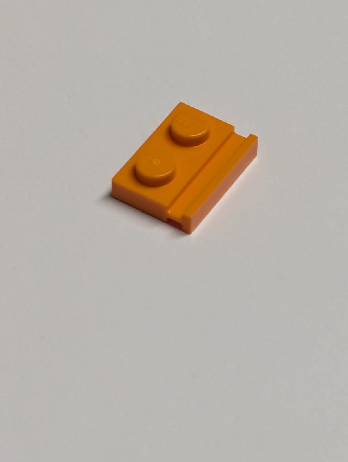 NEU Platte, modifiziert 1 x 2 mit Türschiene orange