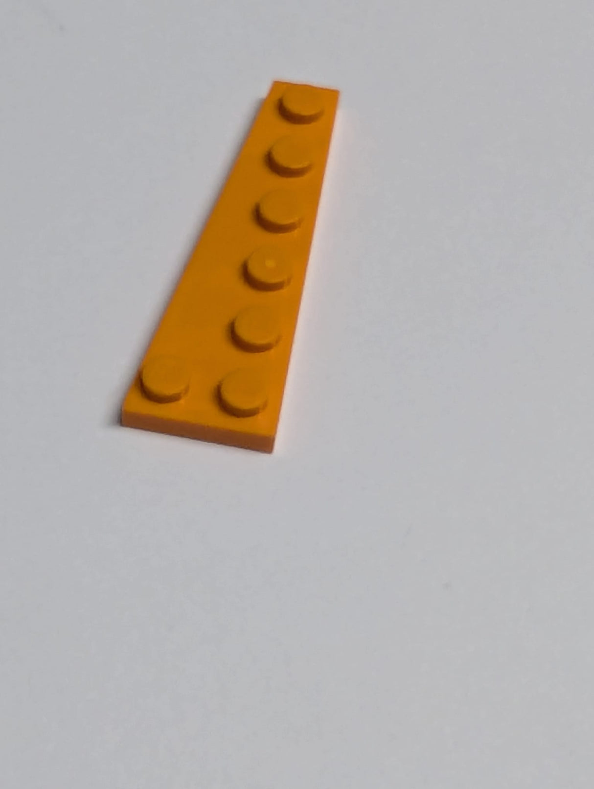 NEU Flügelplatte 6 x 2 links orange