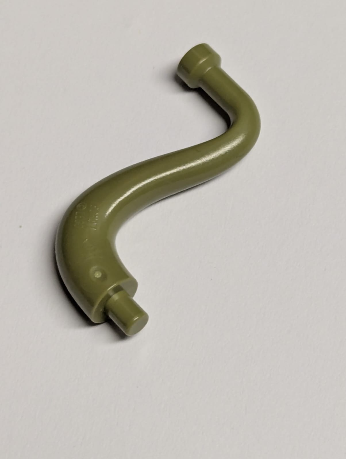 NEU Elefantenrüssel / Trunk mit Lenkerenden - Lange gerade Spitze olivgrün