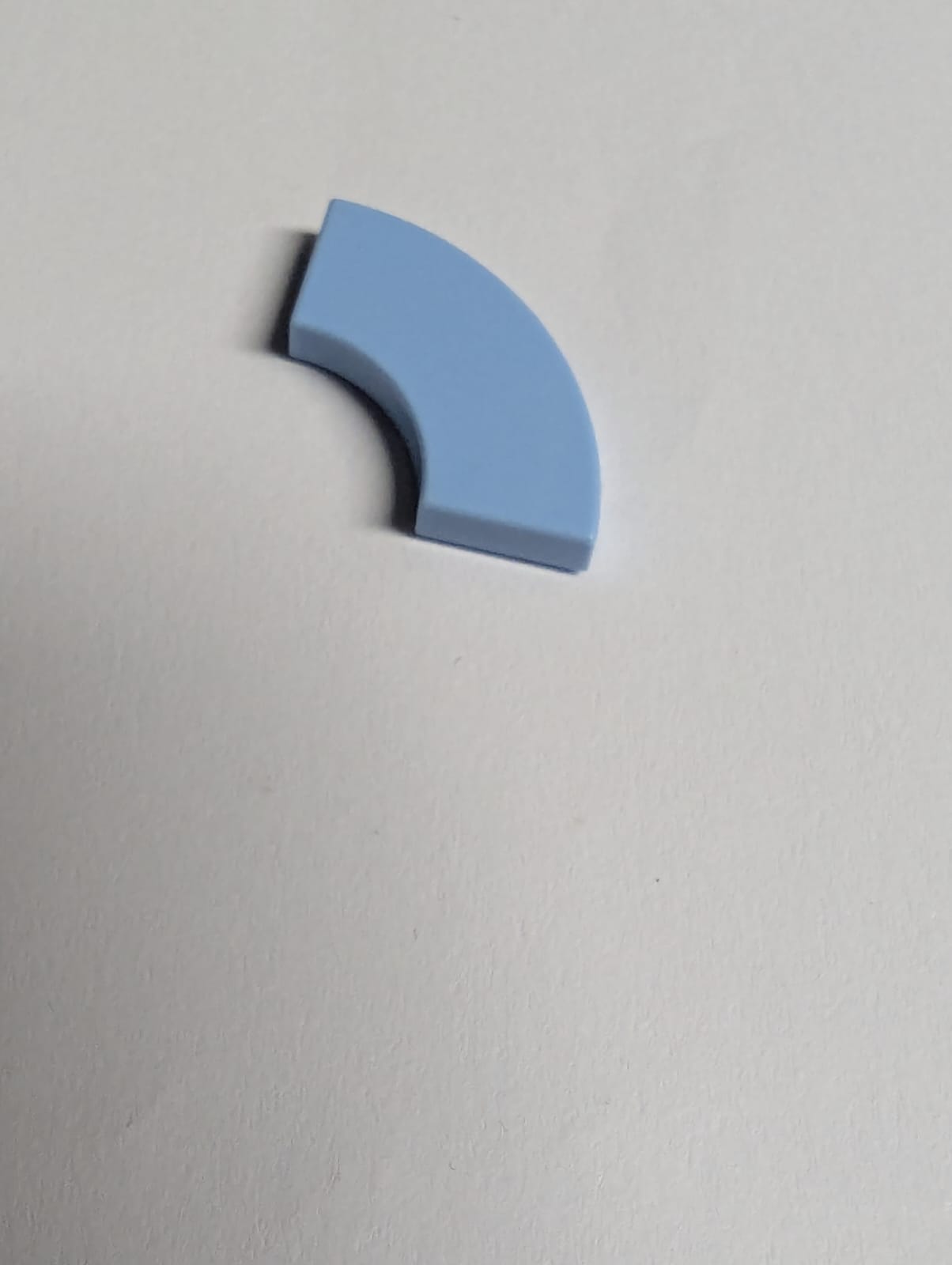 NEU Fliese, Kurve 2 x 2 Macaroni hellblau